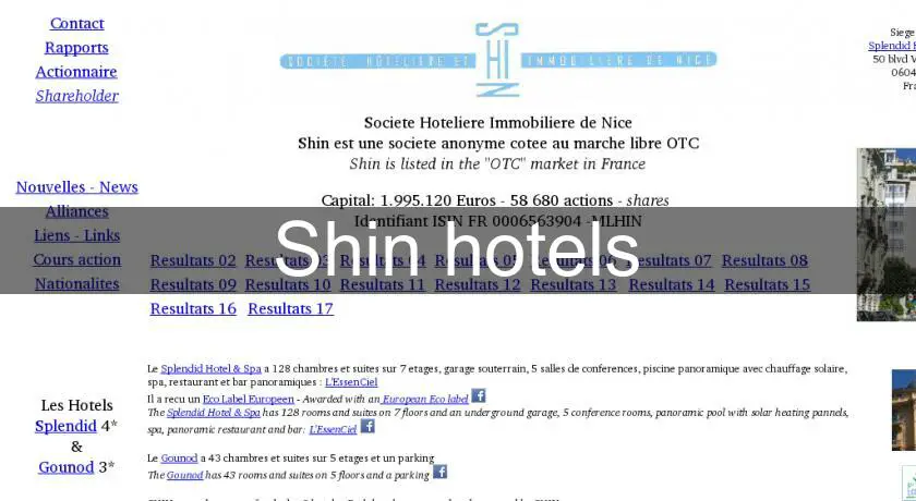 Shin hotels