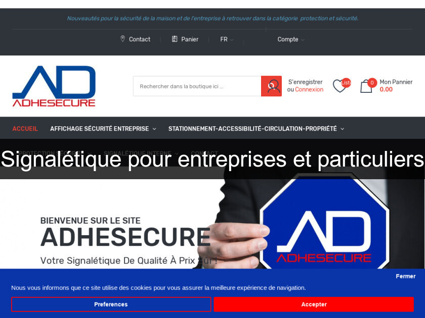 Signalétique pour entreprises et particuliers Signalétique pour entreprises et particuliers