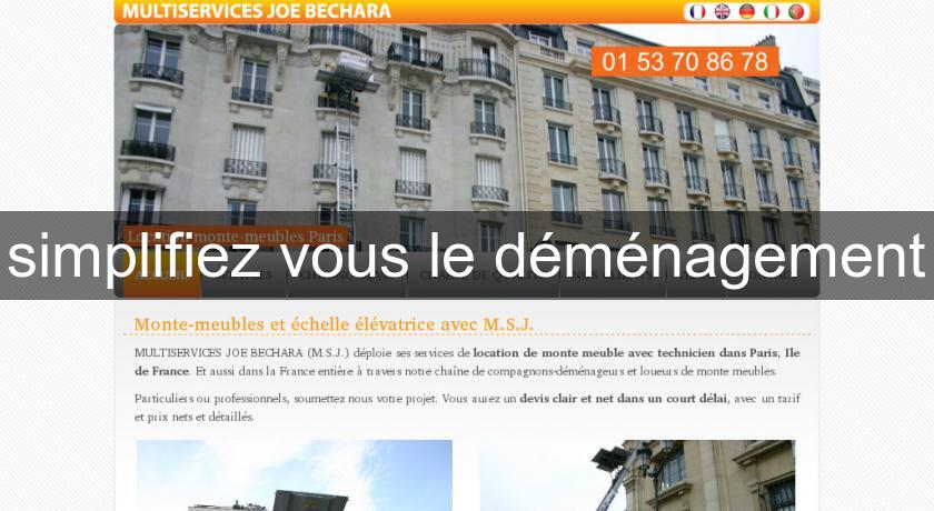 simplifiez vous le déménagement simplifiez vous le déménagement