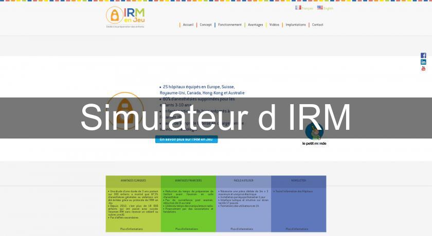 Simulateur d'IRM