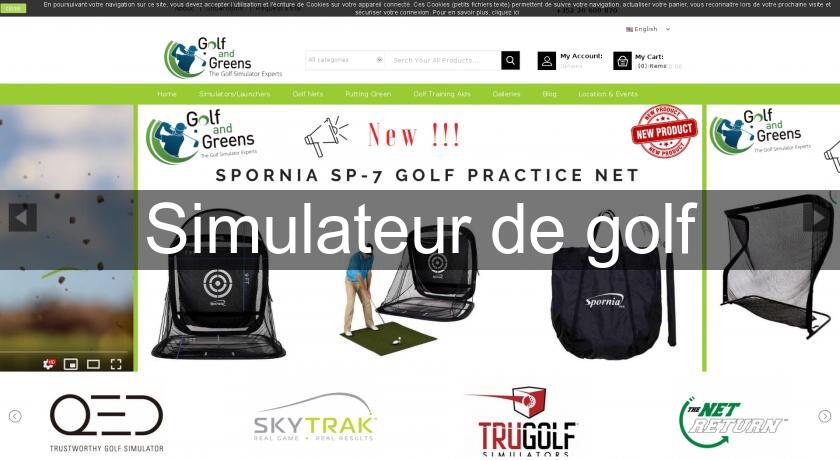Simulateur de golf Simulateur de golf