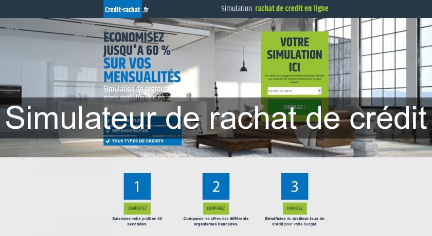 Simulateur de rachat de crédit Simulateur de rachat de crédit