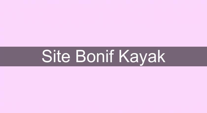 Site Bonif Kayak