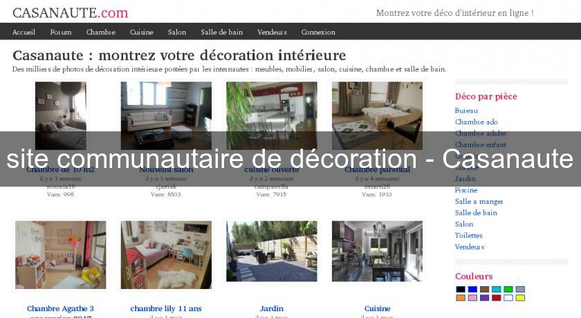 site communautaire de décoration - Casanaute