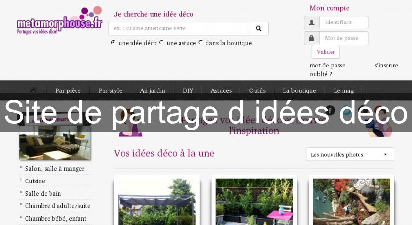 Site de partage d'idées déco