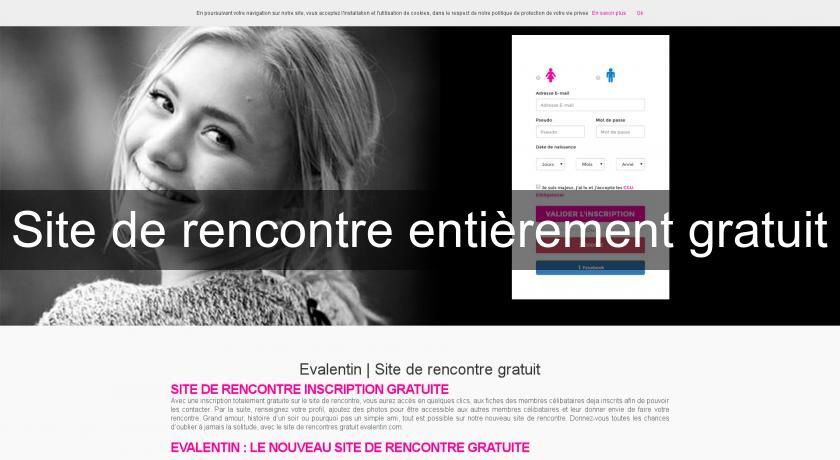 Site de rencontre entièrement gratuit Site de rencontre entièrement gratuit