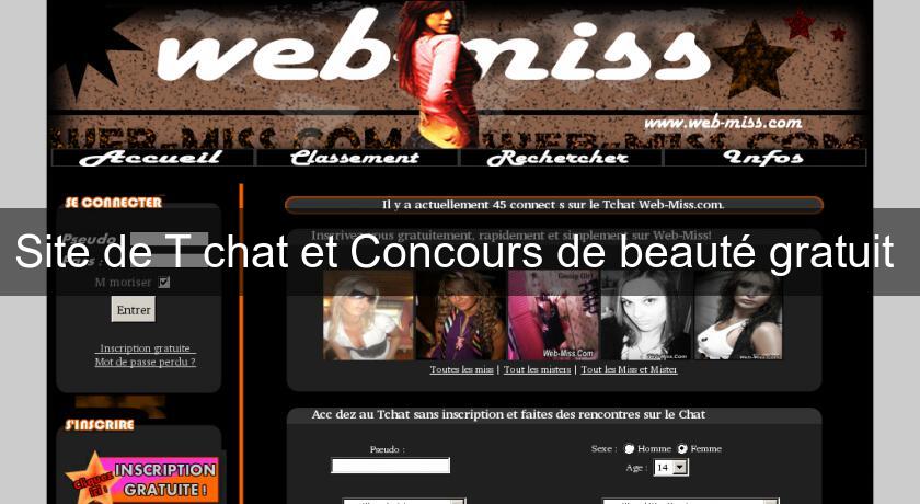 Site de T'chat et Concours de beauté gratuit 