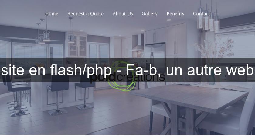 site en flash/php - Fa-b, un autre web