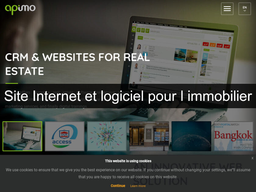 Site Internet et logiciel pour l'immobilier Site Internet et logiciel pour l'immobilier