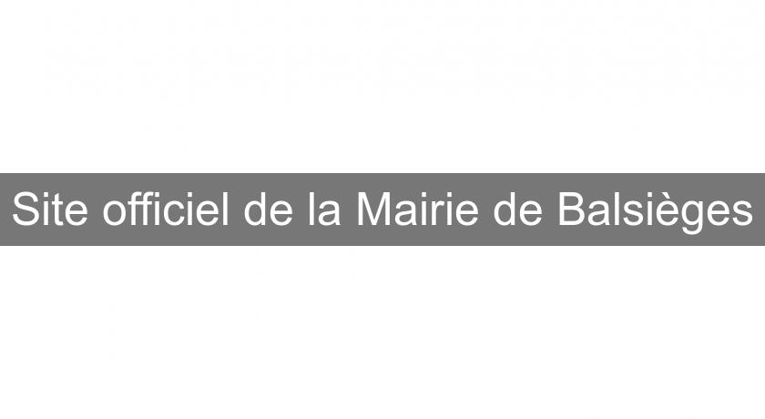 Site officiel de la Mairie de Balsièges