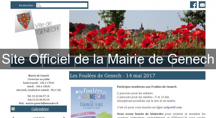Site Officiel de la Mairie de Genech Site Officiel de la Mairie de Genech