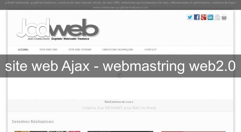 site web Ajax - webmastring web2.0