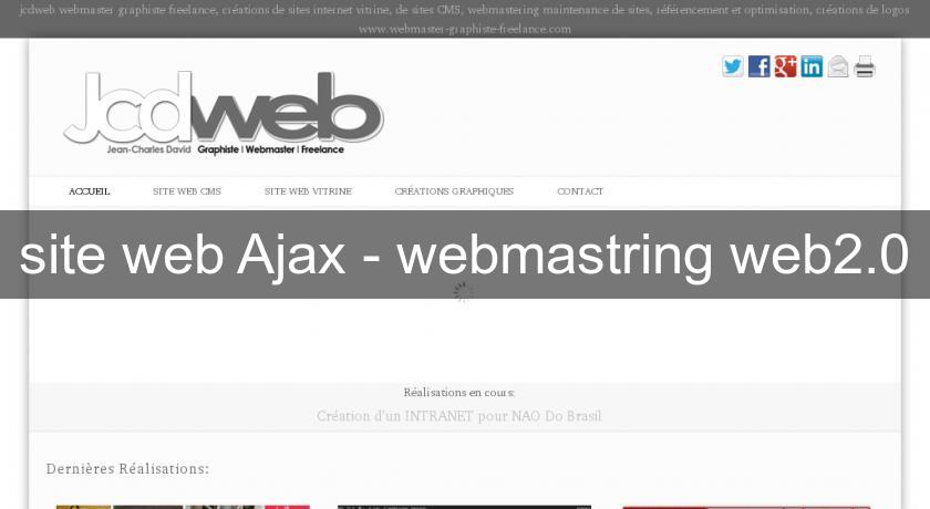 site web Ajax - webmastring web2.0 site web Ajax - webmastring web2.0