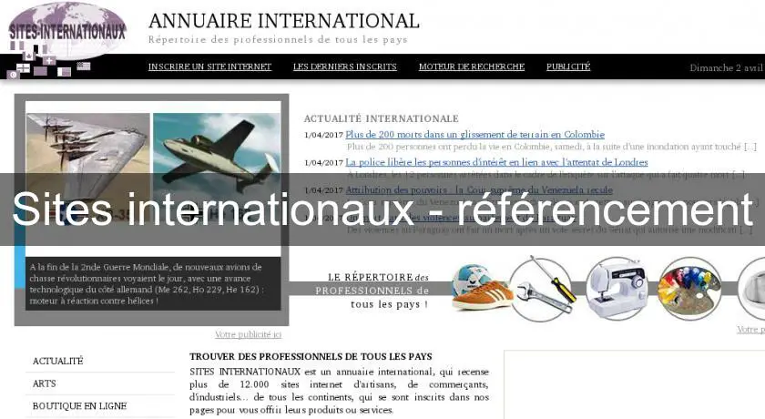 Sites internationaux - référencement