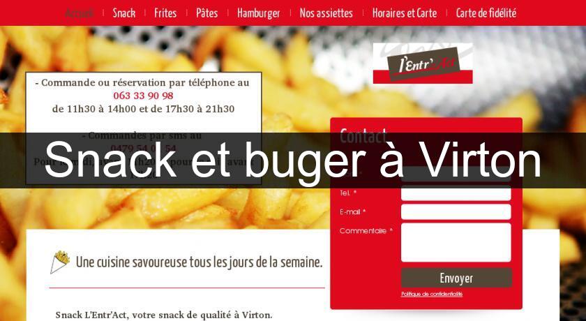 Snack et buger à Virton