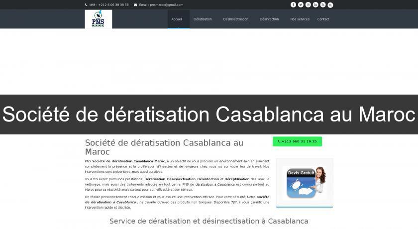 Société de dératisation Casablanca au Maroc Société de dératisation Casablanca au Maroc