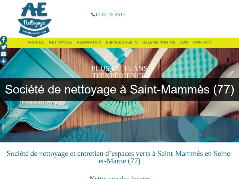 Société de nettoyage à Saint-Mammès (77)
