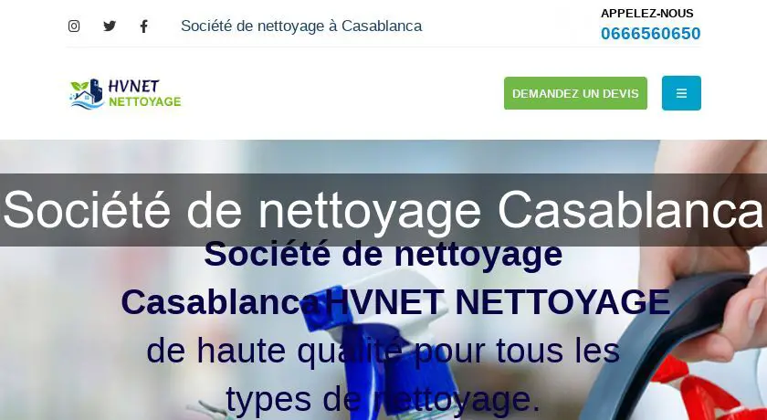Société de nettoyage Casablanca