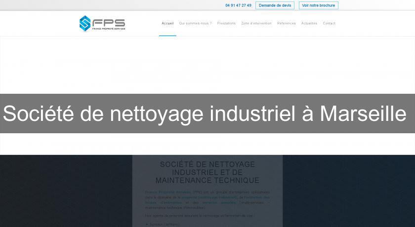 Société de nettoyage industriel à Marseille 