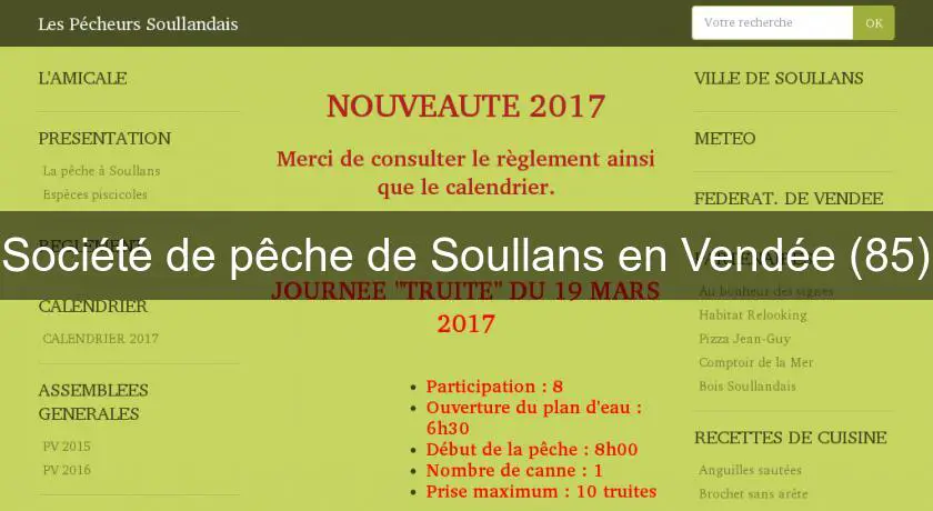 Société de pêche de Soullans en Vendée (85)