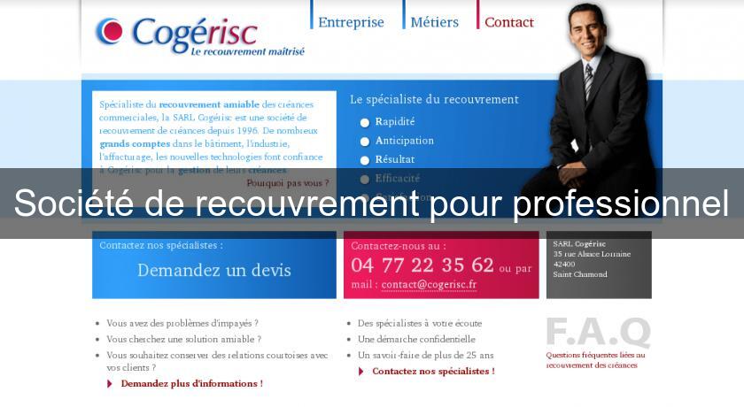 Société de recouvrement pour professionnel