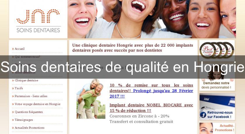 Soins dentaires de qualité en Hongrie