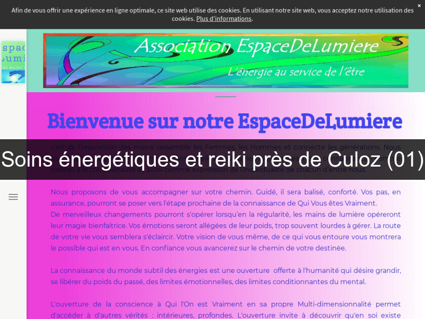 Soins énergétiques et reiki près de Culoz (01) Soins énergétiques et reiki près de Culoz (01)