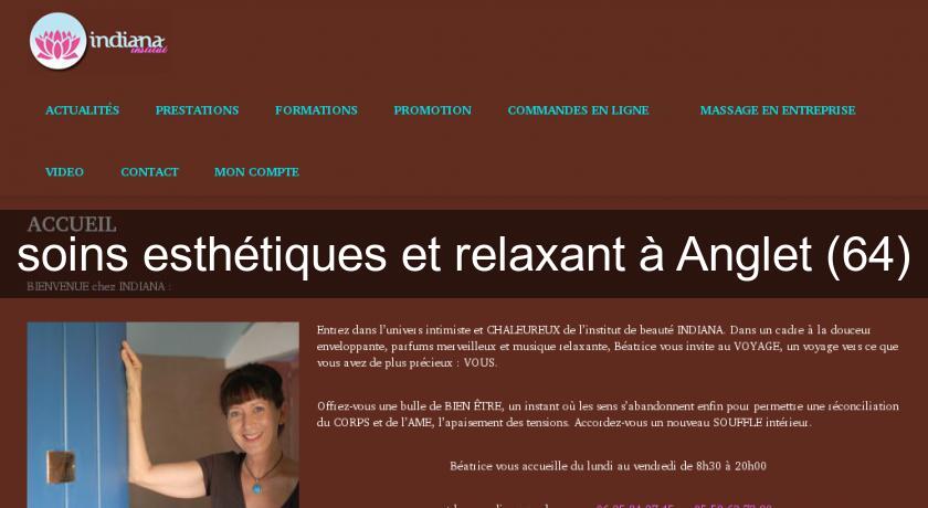 soins esthétiques et relaxant à Anglet (64) soins esthétiques et relaxant à Anglet (64)