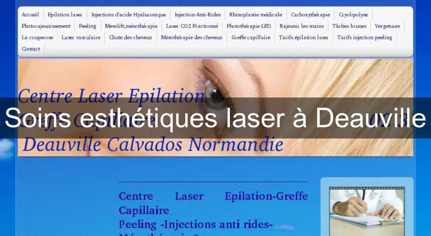 Soins esthétiques laser à Deauville