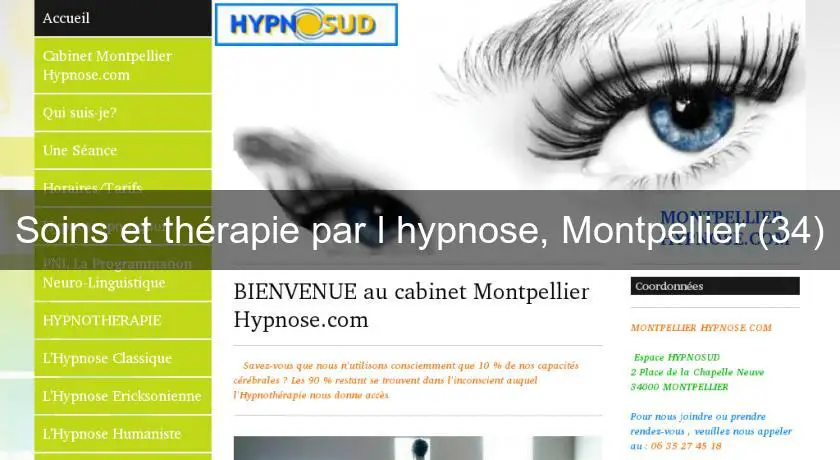 Soins et thérapie par l'hypnose, Montpellier (34)