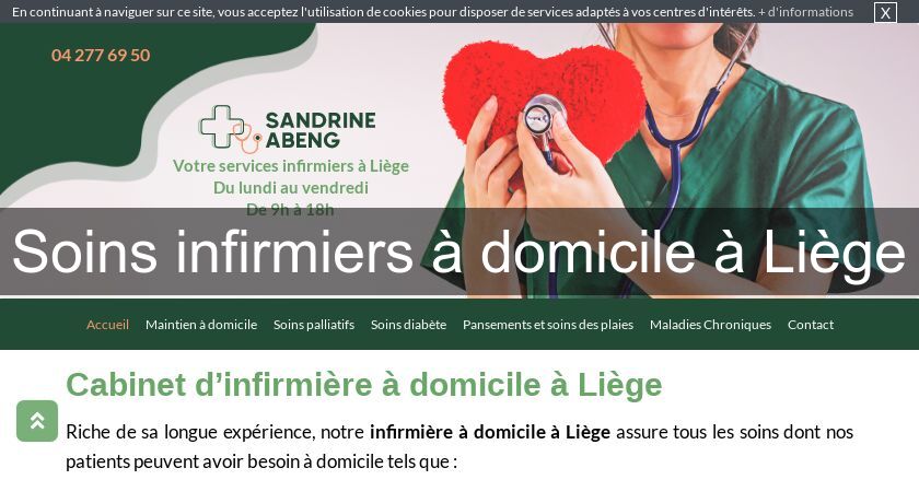 Soins infirmiers à domicile à Liège Soins infirmiers à domicile à Liège