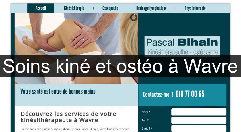 Soins kiné et ostéo à Wavre