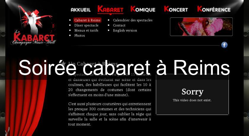 Soirée cabaret à Reims Soirée cabaret à Reims