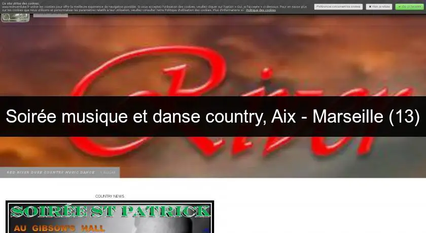 Soirée musique et danse country, Aix - Marseille (13)