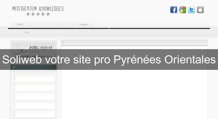 Soliweb votre site pro Pyrénées Orientales Soliweb votre site pro Pyrénées Orientales