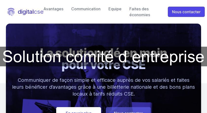 Solution comité d'entreprise Solution comité d'entreprise
