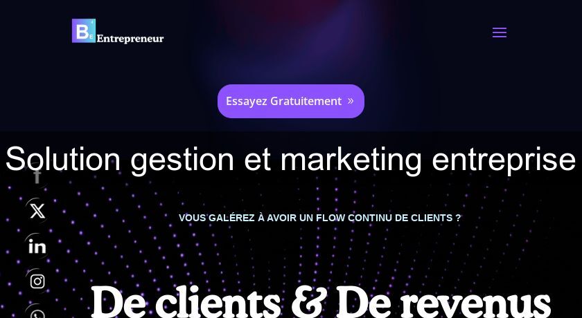 Solution gestion et marketing entreprise Solution gestion et marketing entreprise