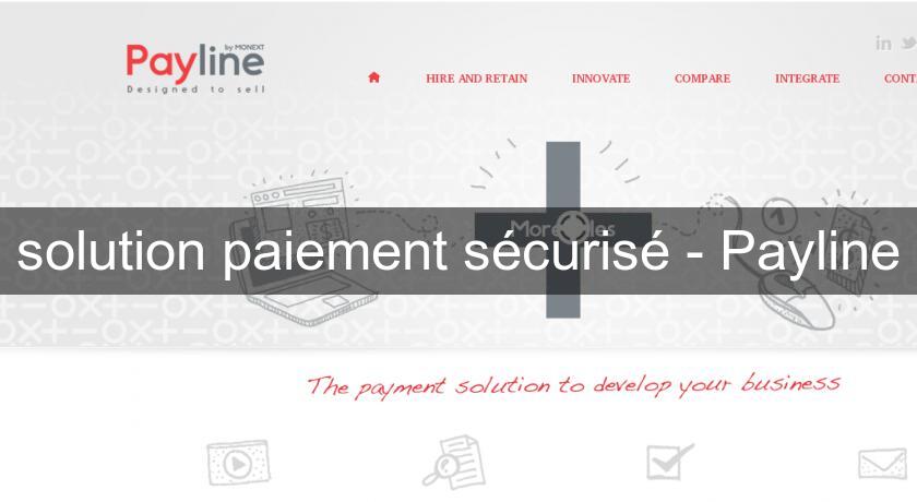 solution paiement sécurisé - Payline