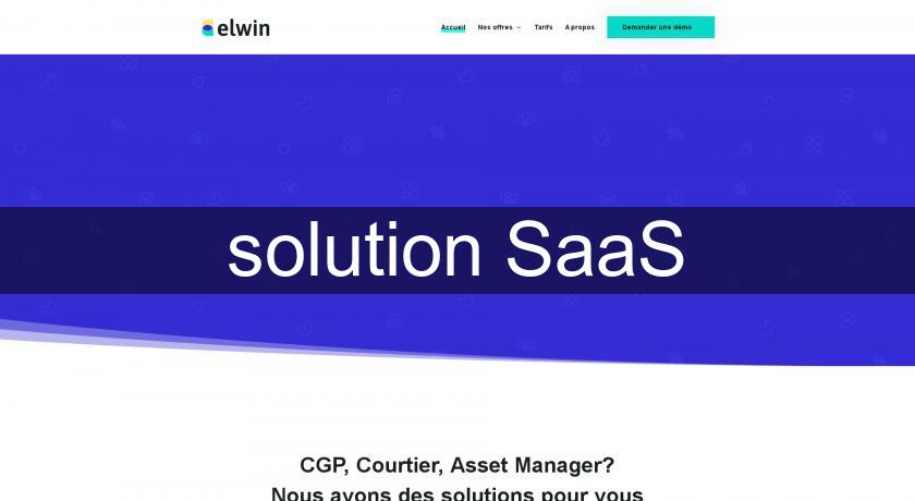 solution SaaS solution SaaS