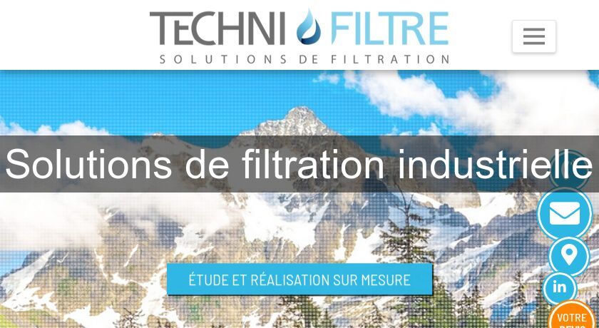 Solutions de filtration industrielle Solutions de filtration industrielle
