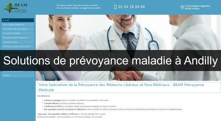 Solutions de prévoyance maladie à Andilly Solutions de prévoyance maladie à Andilly