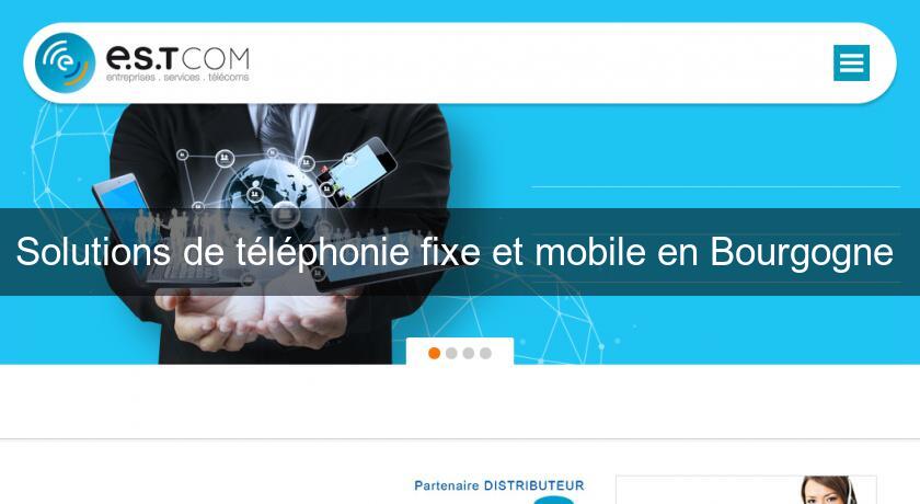 Solutions de téléphonie fixe et mobile en Bourgogne Solutions de téléphonie fixe et mobile en Bourgogne