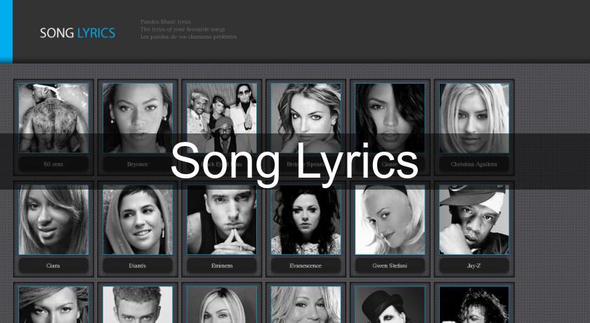 Song Lyrics Song Lyrics