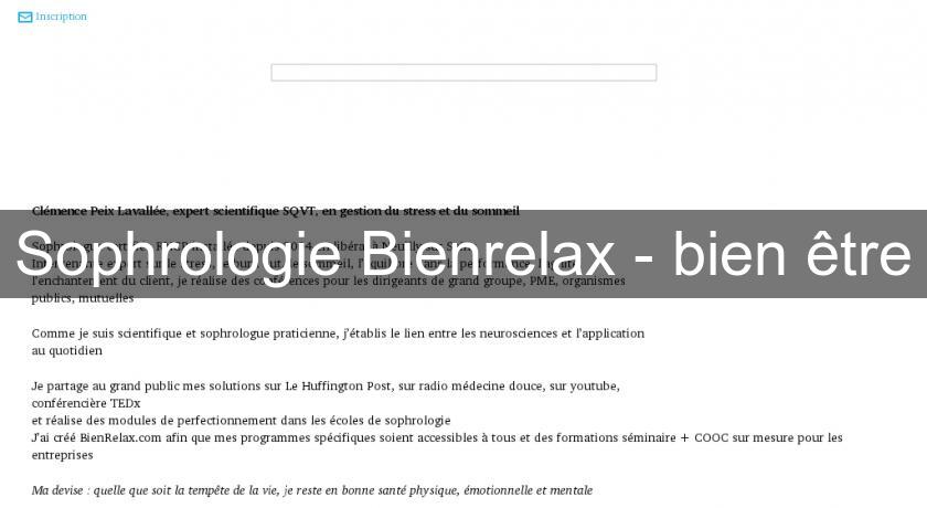 Sophrologie Bienrelax - bien être Sophrologie Bienrelax - bien être