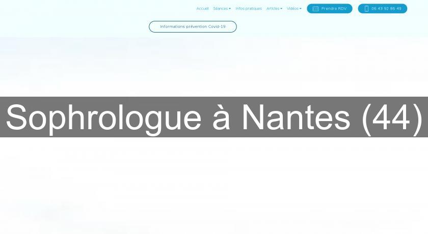 Sophrologue à Nantes (44)