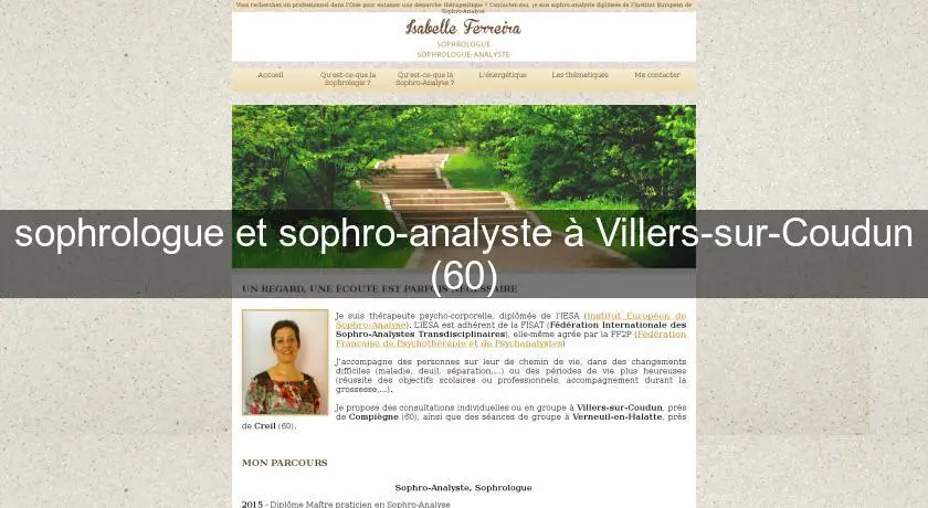 sophrologue et sophro-analyste à Villers-sur-Coudun (60)