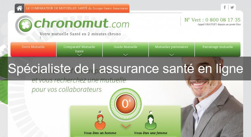 Spécialiste de l'assurance santé en ligne