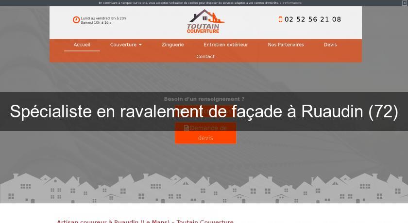 Spécialiste en ravalement de façade à Ruaudin (72) Spécialiste en ravalement de façade à Ruaudin (72)