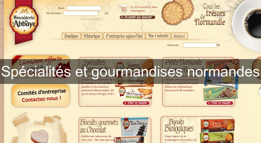 Spécialités et gourmandises normandes