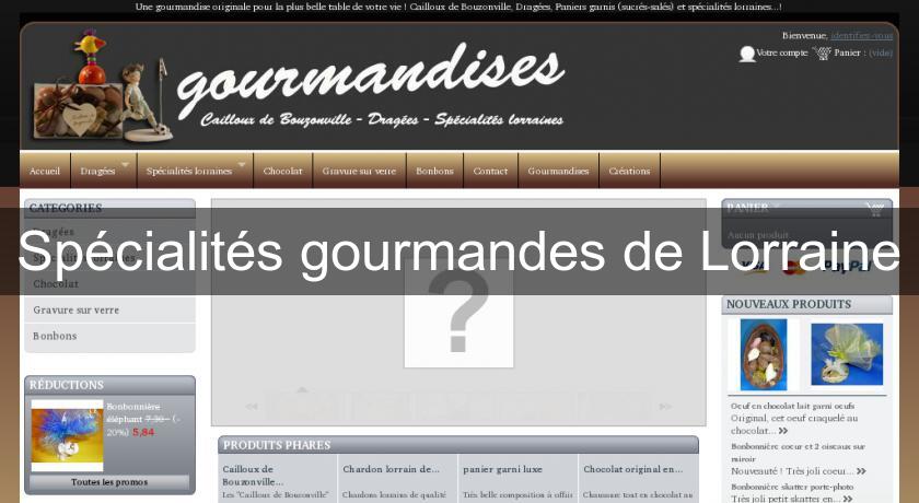 Spécialités gourmandes de Lorraine